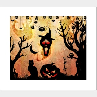 Halloween design Posters and Art